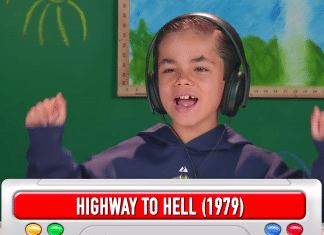 Así reaccionan unos niños a canciones de AC/DC (Video)