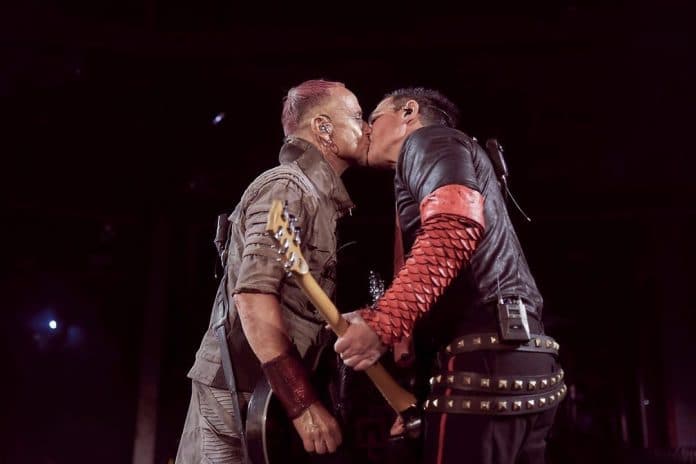 Rammstein en Moscú. Foto: Jens Koch (Instagram)
