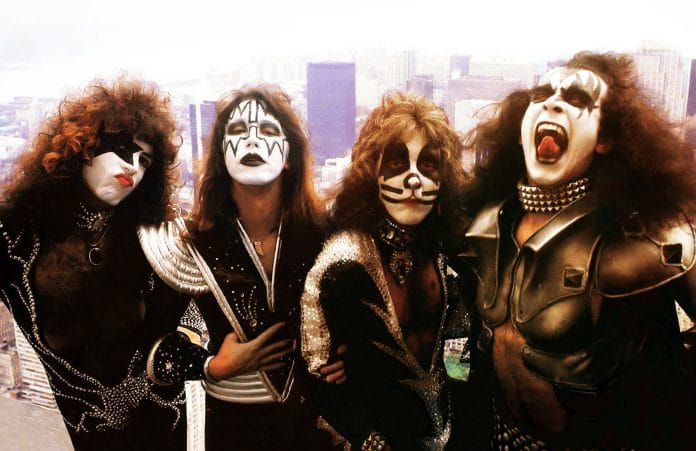 Kiss en los años 70