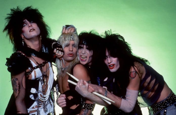 Mötley Crüe a principios de los 80