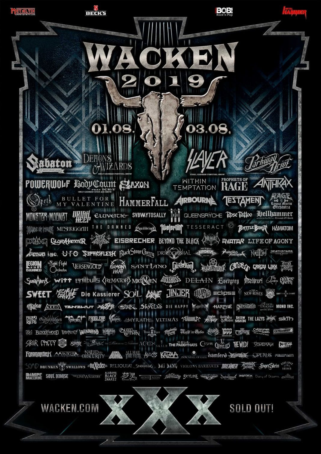 Sigue el festival WACKEN OPEN AIR 2019 en directo: horarios y grupos Sigue el festival WACKEN OPEN AIR 2019 en directo: horarios y grupos