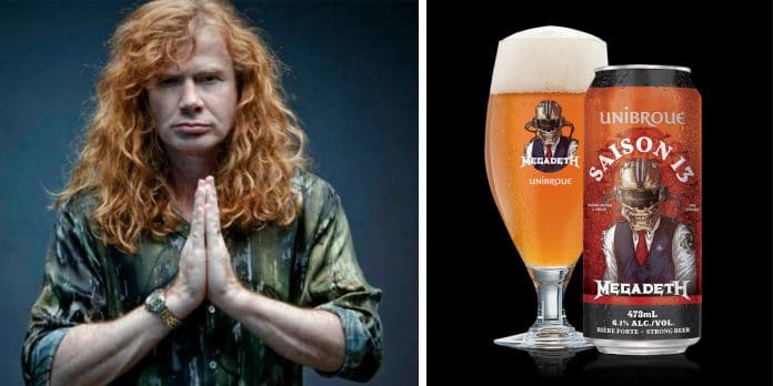 Dave Mustaine (Megadeth) y su cerveza Saison 13