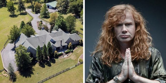 Dave Mustaine (Megadeth) y su casa de Nashville DAVE MUSTAINE de MEGADETH vende su casa de Nashville por 2,2 millones de euros (Fotos)