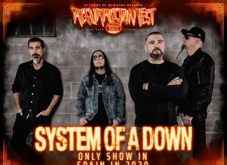 SYSTEM OF A DOWN dará su único concierto en España en 2020 en el RESURRECTION FEST