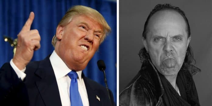 Donald Trump y Lars Ulrich (Metallica) METALLICA suena en una ceremonia con DONALD TRUMP en la Casa Blanca (Video)