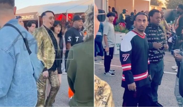 MARILYN MANSON aparece por sorpresa en un festival de hip-hop y el público alucina (VIDEO)