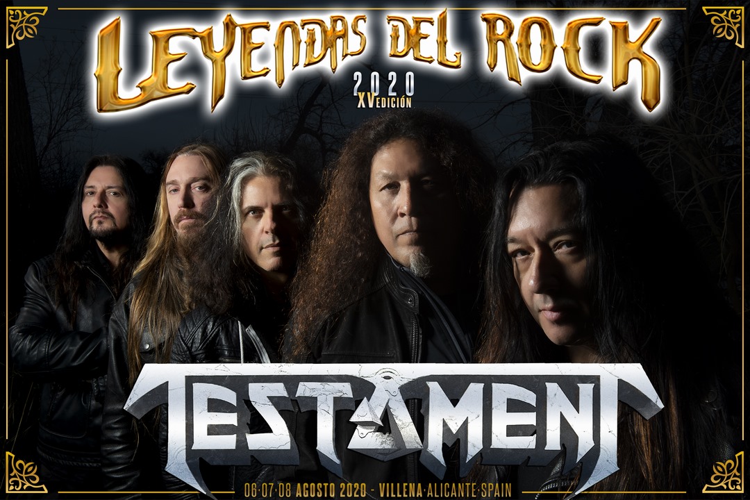 TESTAMENT encabezará una de las jornadas del festival LEYENDAS DEL ROCK 2020